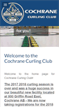 Mobile Screenshot of cochranecurlingclub.com
